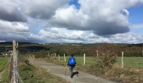 Chemin de schiste vers Beauraing