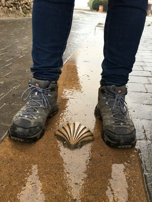 Pluie sur le camino