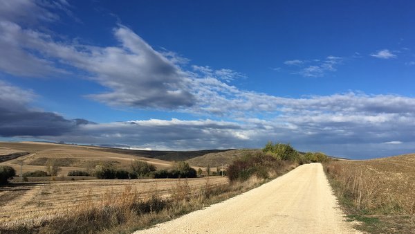 Paysage de la Rioja en hiver