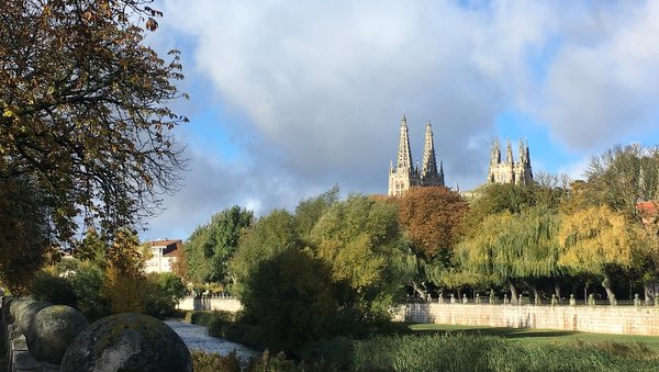 Arrivée à Burgos par la variante "Por el Rio"