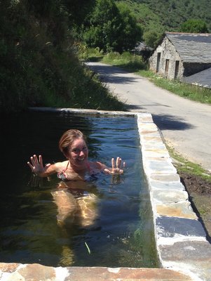 Baignade dans un réservoir