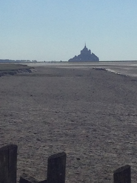 Arrivée au Mont Saint Michel