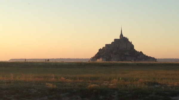 Coucher de soleil sur le Mont Saint Michel