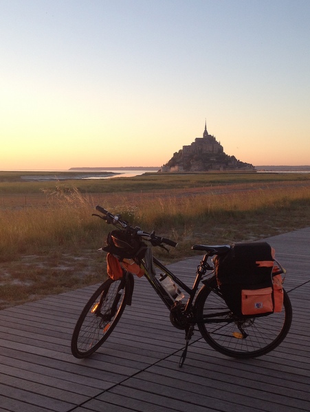 Arrivée au Mont Saint Michel