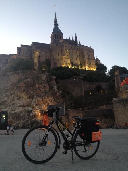 Arrivée au Mont Saint Michel