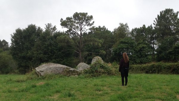 Le dolmen Perxubeira à Maroñas