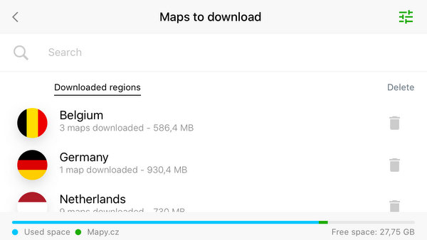 Mapy.cz : offline maps