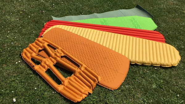 Test de 6 matelas de bivouac