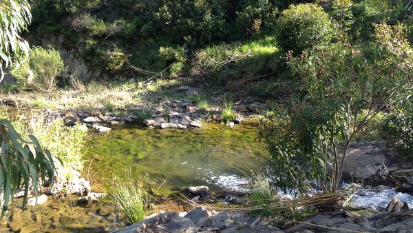 Baignade paradisiaque sur la Via Algarviana