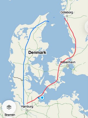 Les chemins de saint Jacques au Danemark