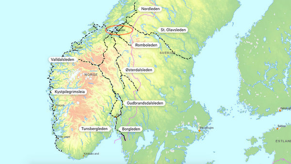 Chemins de Saint Olav