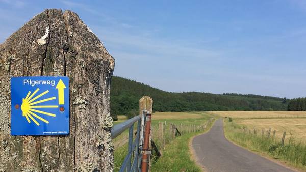 Eifel : balisage du chemin de Saint Jacques