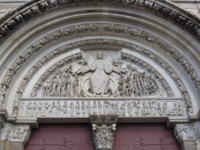Le tympan de la Basilique Sainte Madeleine