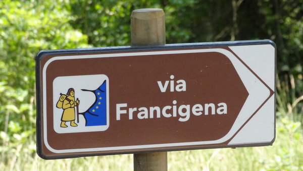 Balisage de la Via Francigena