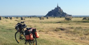 Vers le Mont Saint Michel à vélo