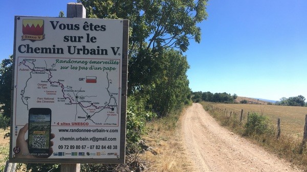 Le Chemin Urbain V (GR670) de Nasbinals à Avignon